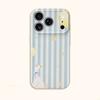 Cheerful Party Goose Balloon Striped Cute Art Protective Shockproof Film Aesthetic Bumper Phone Case Cover For iPhone 14 15 16 Pro Max Plus