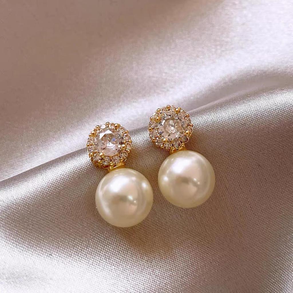 Korean and Stud Earrings, Elegant Versatile Fashion Jewelry for Women