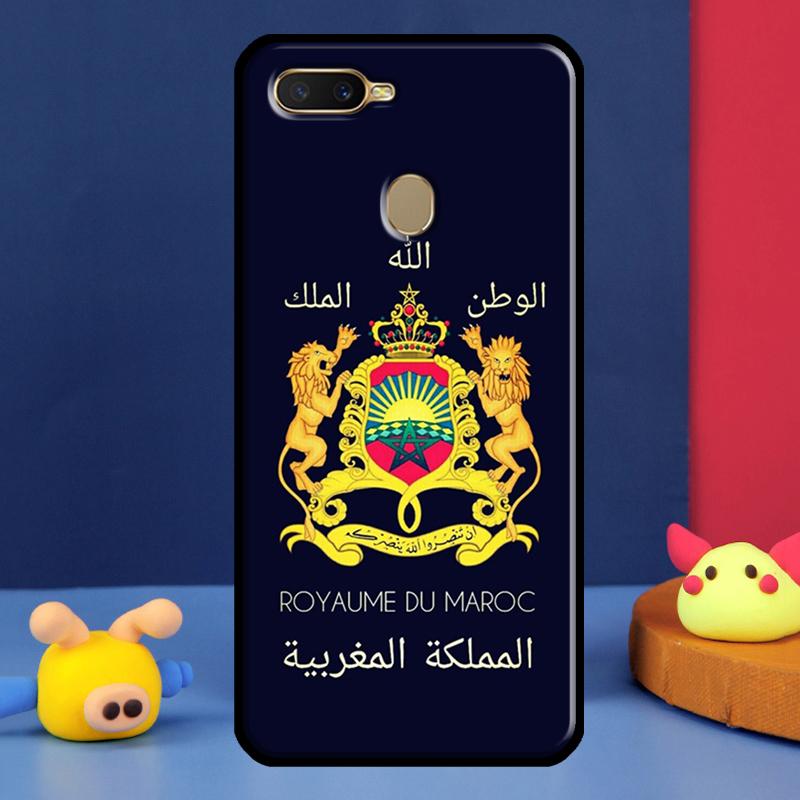 Morocco Flag For Oppo A54 A57 S A78 A58 A98 A5 A9 A91 A15 A16 A17 A52 A72 A76 A96 A74 A94 A77 Phone Case