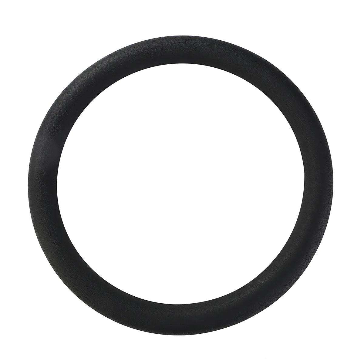 

Силиконовый чехол на руль автомобиля, эластичный защитный чехол, многоцветный, декоративный чехол из силикагеля для салона автомобиля, для мужчин и женщин чёрный