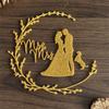 Hochzeit Herr und Frau Dekorative Stanzform Metall Prägeschablonen Kohlenstoffstahl Schneidformen für Kartenherstellung Scrapbooking