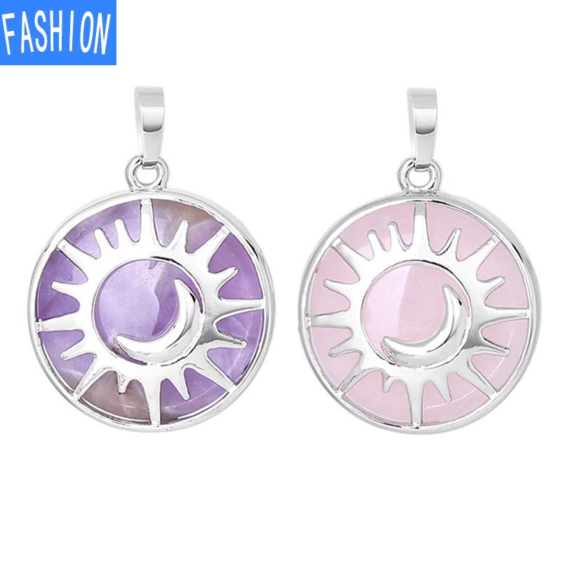 Pandantiv cu cristale naturale în stil național