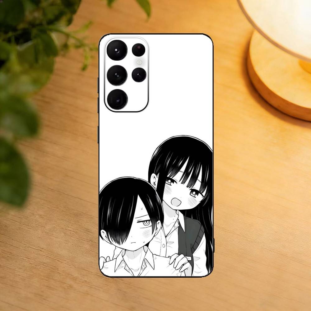 Anna The Dangers In My Heart Phone Case For Samsung S25,24,23,22,30,21,10,9,Ultra,Plus,Lite Soft Black Case