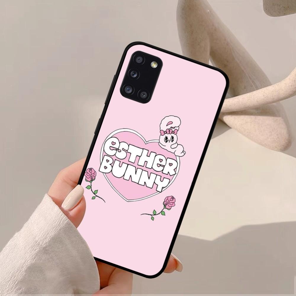 Esther Cute Bunny Phone Case For Samsung A 10 11 12 13 20 21 22 30 31 32 40 51 52 53 70 71 72 73 91 13 Shell