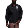 Jordan Solid Color Logo Stand Collar Zip Jacket Men Jacket Black DM3090-010