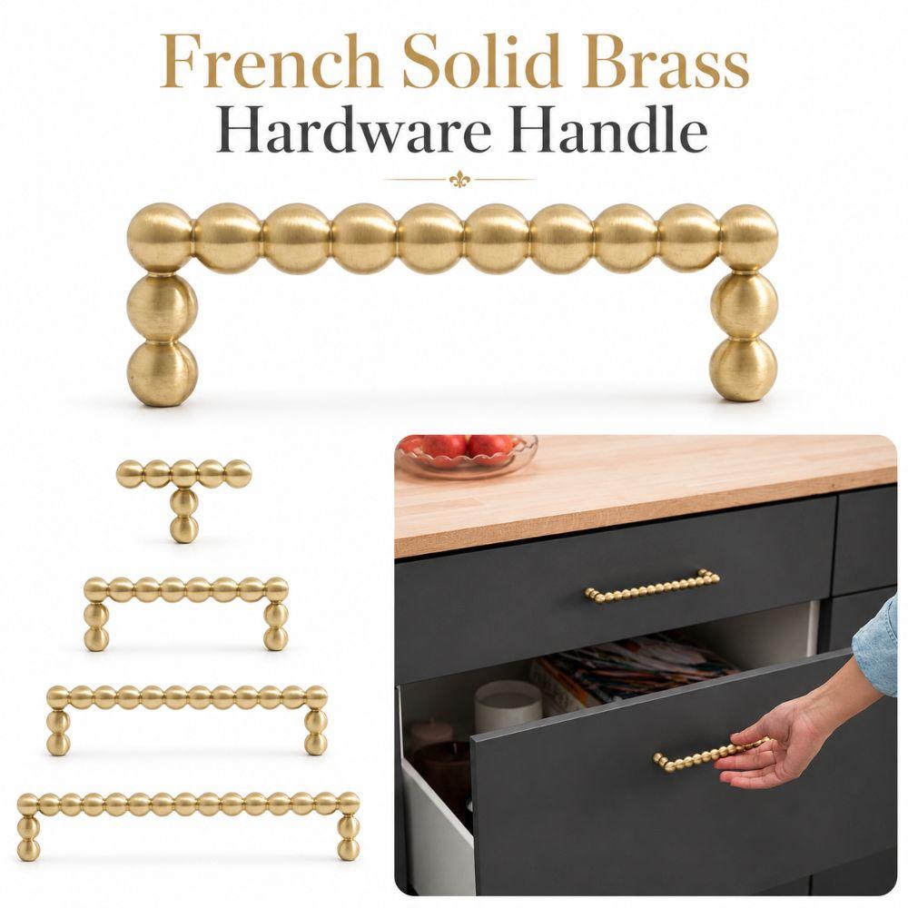 Small Round Ball Hardware Handle Solid Brass Cabinet Drawer Knobs Multipurpose