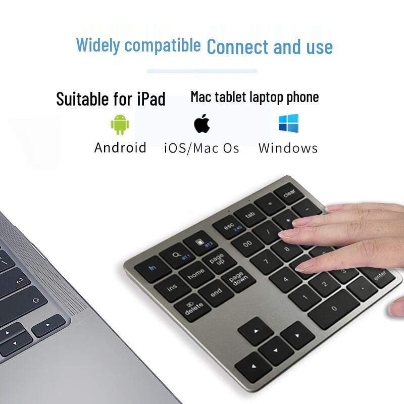 OLOEY Wireless Bluetooth Numeric Mechanical Keypad