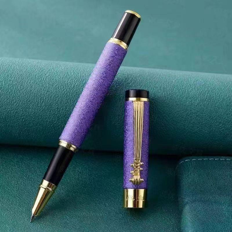 

Оригинальный набор перьевых ручек Hero Luxury - Сменная подарочная коробка из трех частей для делового письма и подписей 1.0mm Art Curved Nib