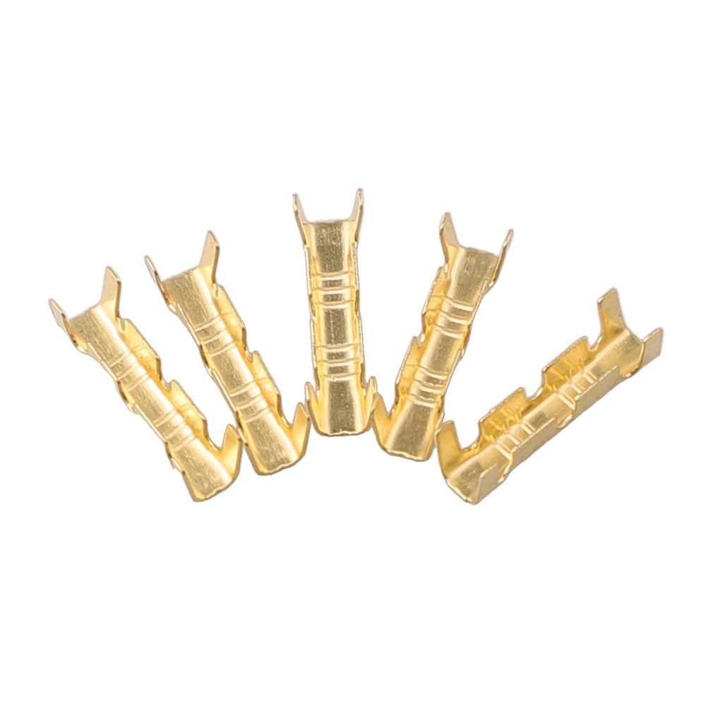 High Performance Cold Terminal Connectors Pack of 50 Double Ushaped Designs Suitable for Automotive Wiring Projects