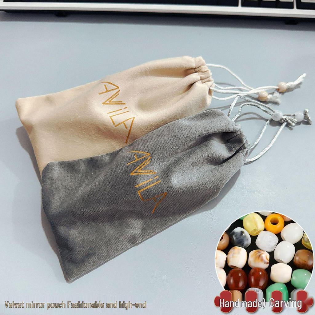 Multi-color Anti-slip Eyeglass Case with Chain and Cloth for Prescription and Reading Glasses