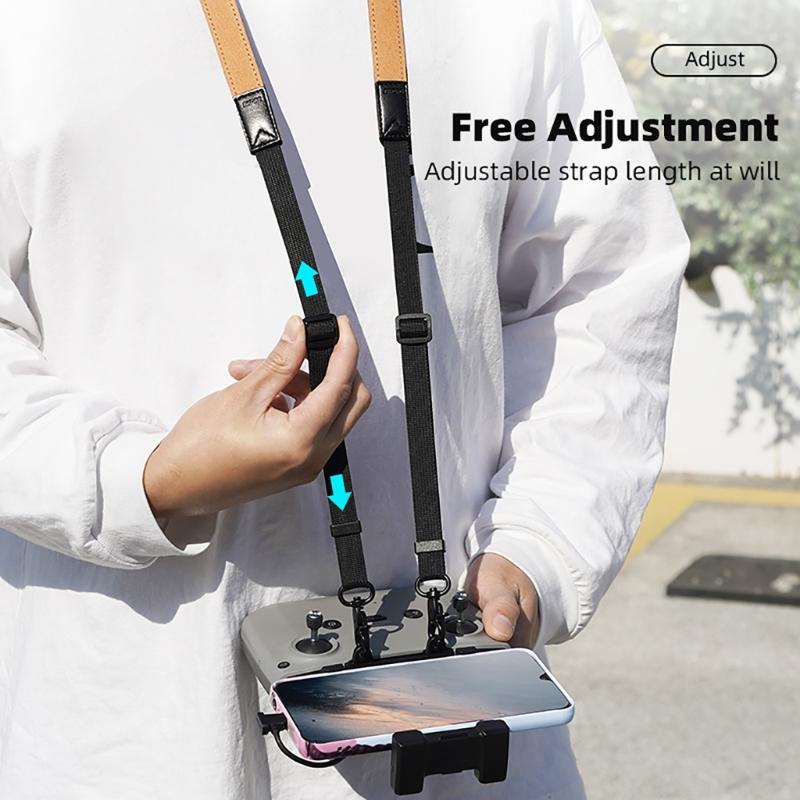 Adjusted Remote Controllers Lanyards Neck Strap Double Hook Belt Fixed Clip for Air 3 Flight Drones