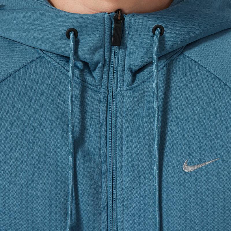 Nike Voľná ležérna športová vetrovka Bunda Pánske bundy Modrá FZ1108-006