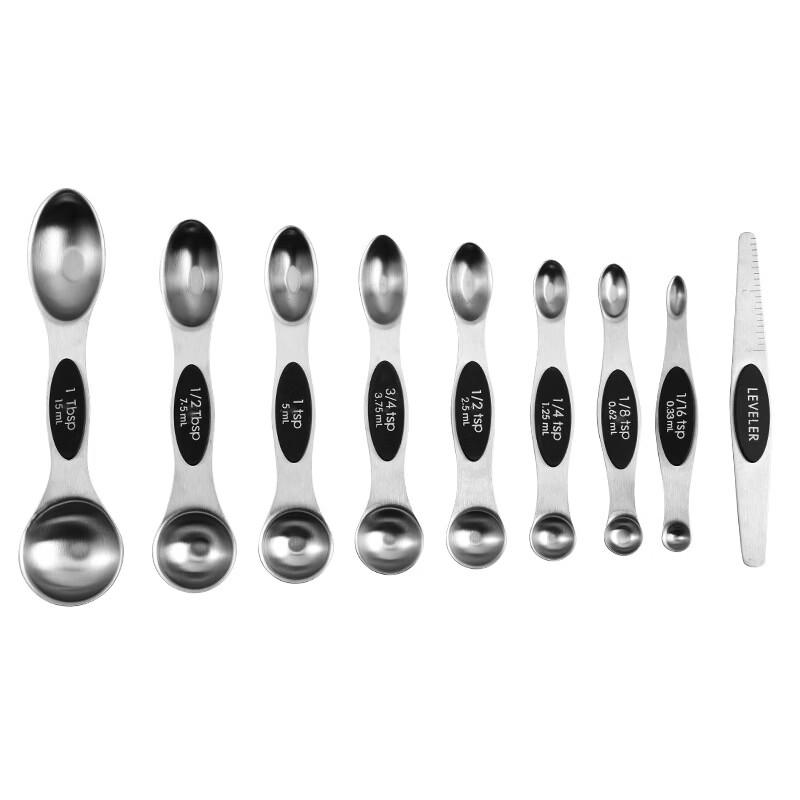 

Utoo Magnetic Stainless Steel Double-Ended Measuring Spoons