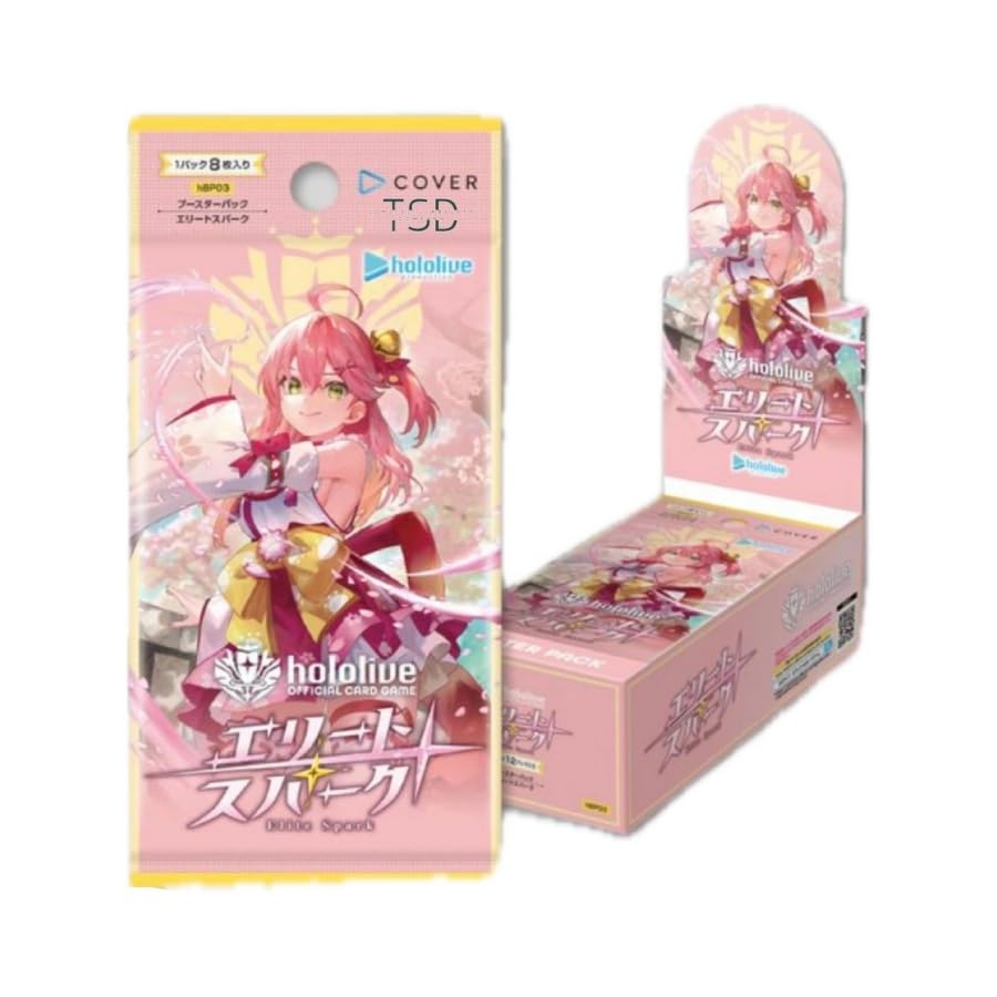 

нераспечатанный продукт с термоусадочной ссылкой Elite Spark Hololive Official Card Game Booster Pack 3rd Edition Elite Spark Box [полностью КОРОБКА] 12 упаковок
