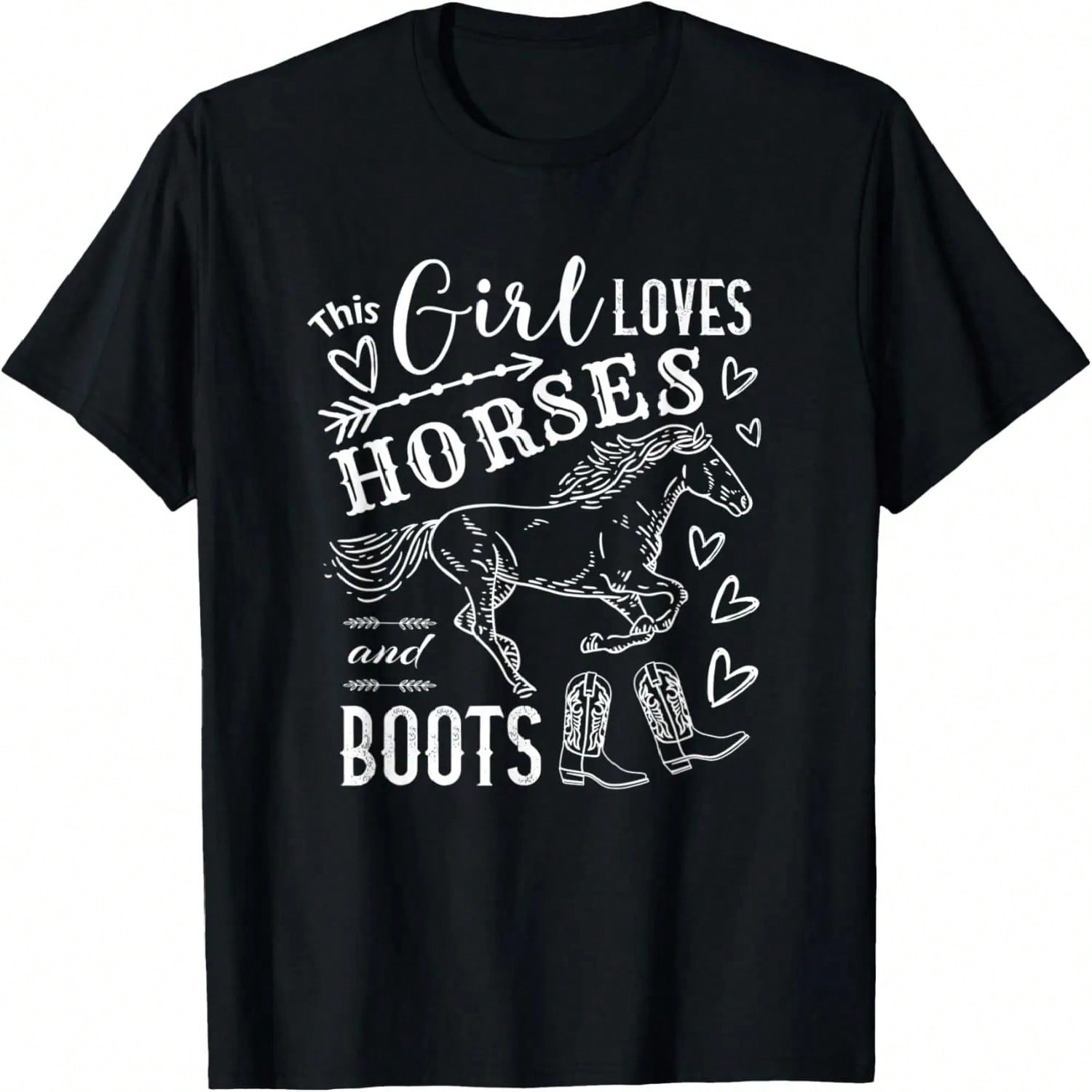 Wild Flowers Wild Horses Sunflower Horse Portrait Cow T-Shirt S разноцветный