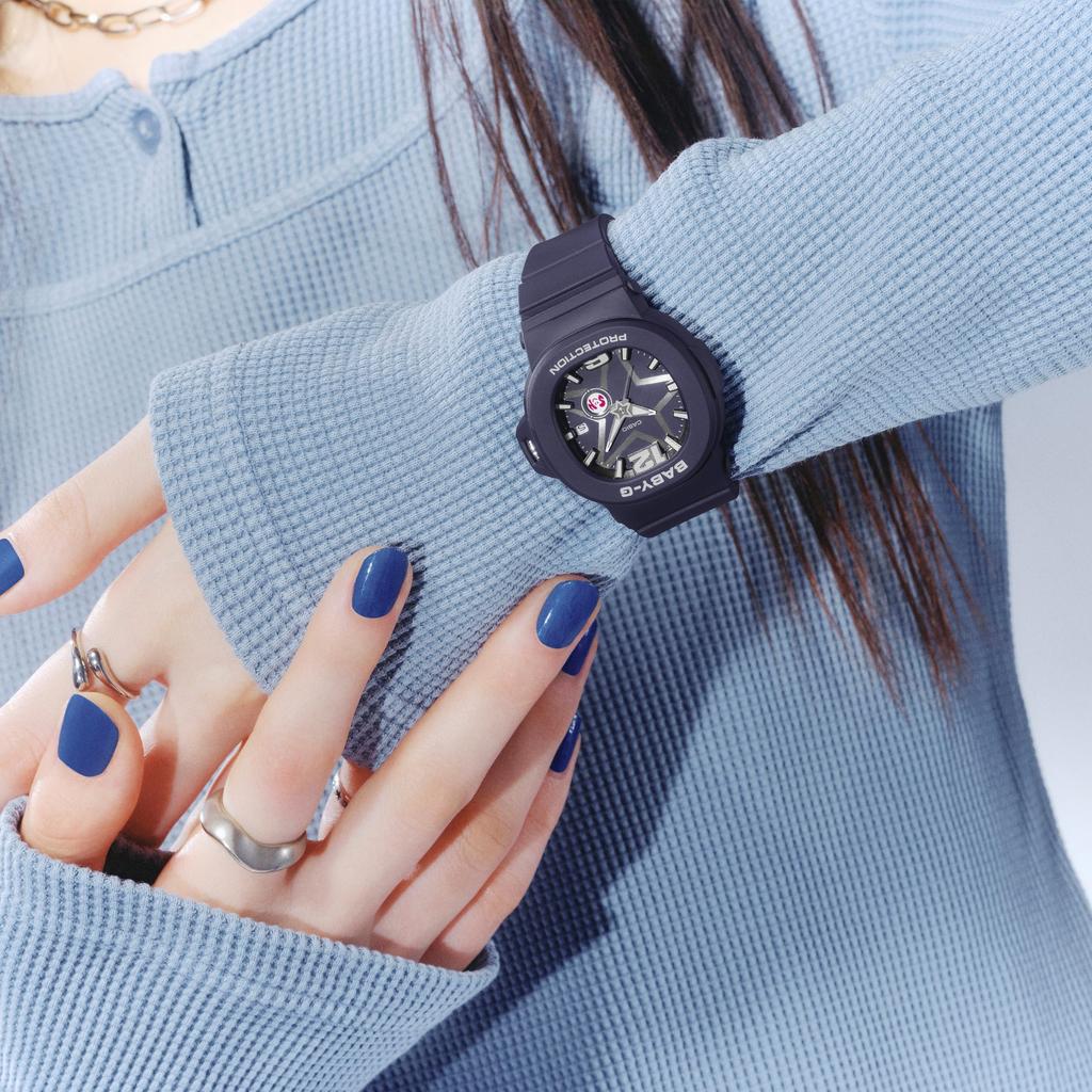 Casio Blaue Uhr Baby-G BGA-10D-2A1JF Damen