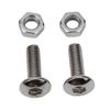 Mounting Brackets Motorcycle Accessories For 27mm-31mm Fork Tubes Plated Silver Front Shock Absorber Holder Metal