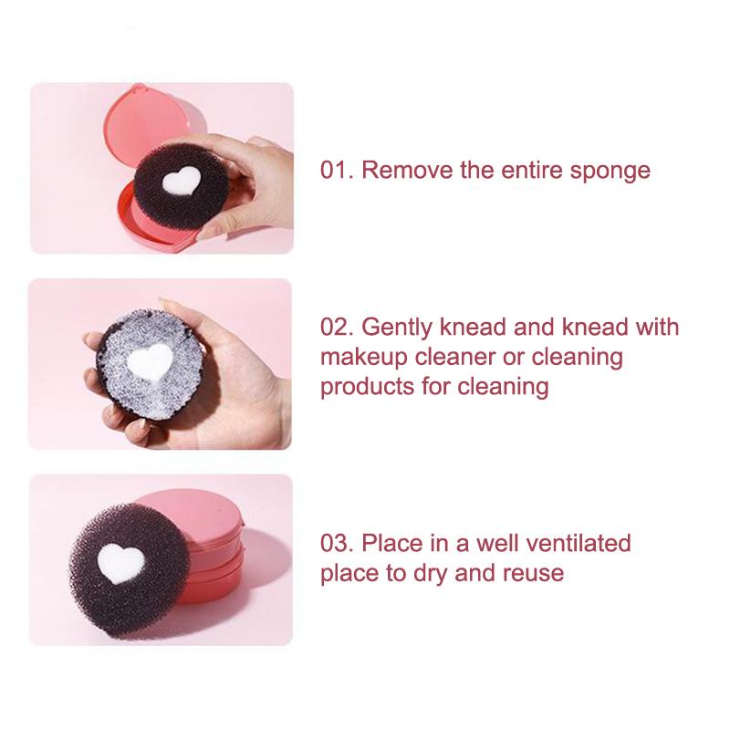 Makeup Brush Dry Cleaner Box Eye Shadow Brushes Powder Remover Sponge Make Up Brush Washing Scrubber Clean Kit Beauty Tools