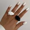 Ingemark Simple Irregular Resin Plastic Finger Rings for Women New Trend 2026 Boho Geometric Rings Aesthetic Party Jewelry Gift