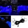 Universal LED Car LED Light One with Four Star Bulb Atmosphere Lamp Wireless Auto Interior LED Foot Lights Car