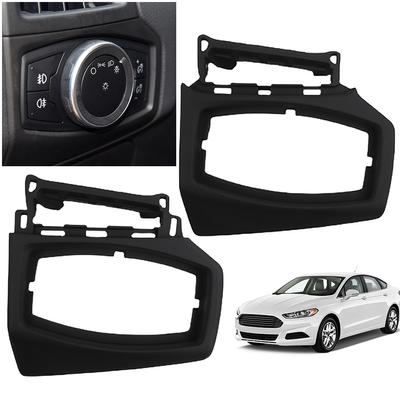 Car Headlight Switch Trim Frame Panel Interior Accessories Low&High Level Configuration for Ford Focus 2015-2018