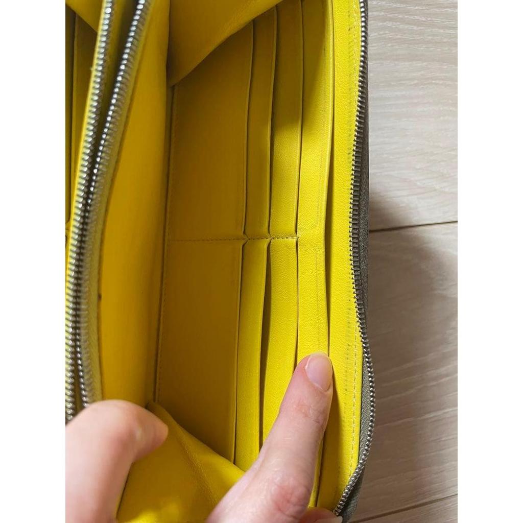 Used CELINE Bi-color long wallet