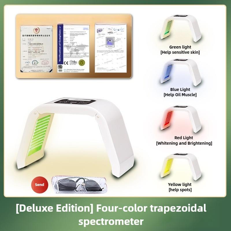 New Large Row Light Colorful Photon Rejuvenation Beauty Device LED Facial Whitening Skin Care Spectrometer
