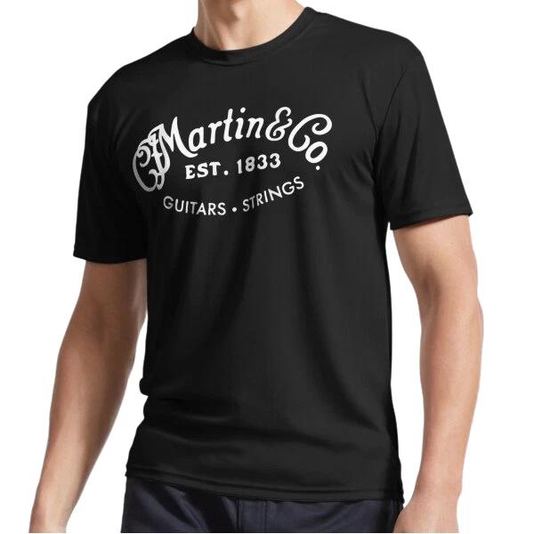 New Martin Guitars Logo Merchandise Active Logo T-Shirt Funny Size S to 5XL 4XL