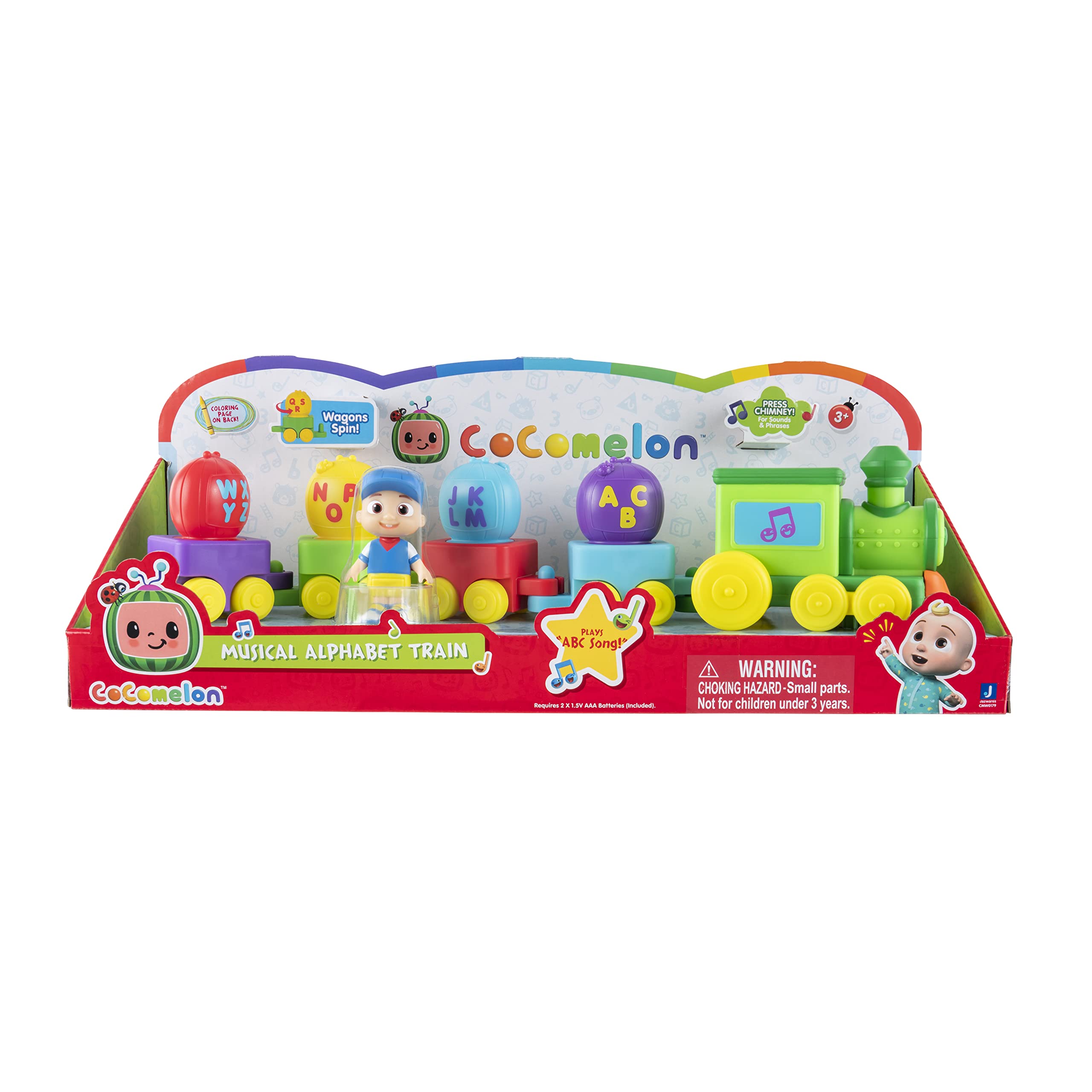 

Музыкальный поезд CoComelon Alphabet разноцветный CMW0179