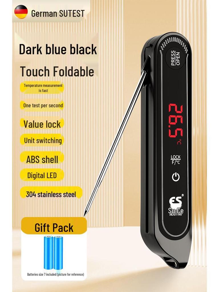 Waterproof Kitchen Food Thermometer with Baking Probe for Water Temperature Measurement