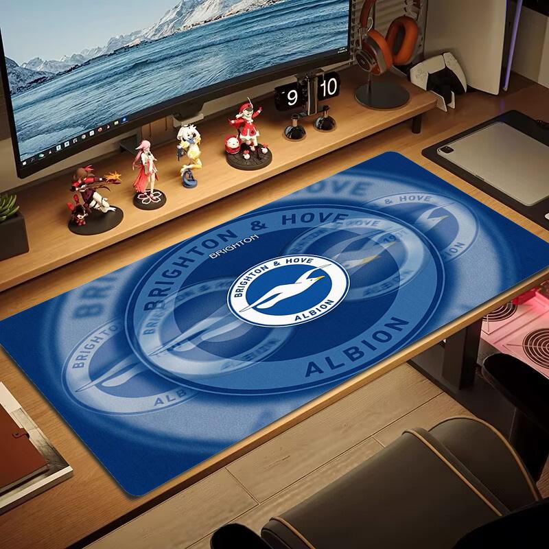 Brighton & Hove Albion Color Mouse Pad Large Gaming Table Cushion Non-slip Laptop Tablet Big Mousepad XXL Mat Mini PC Playmat With Lock Edge
