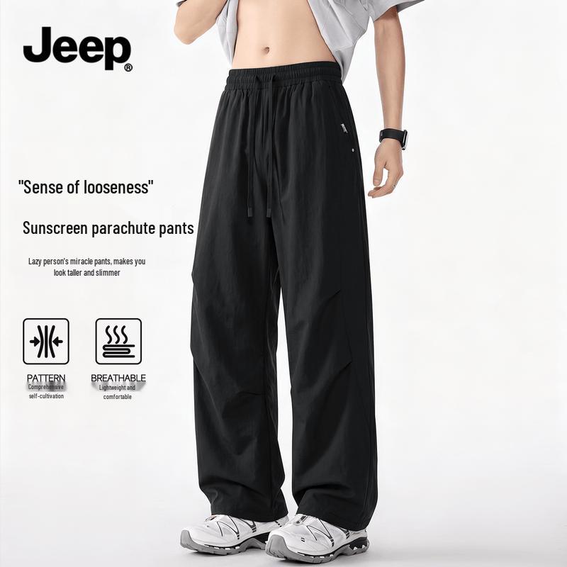 JEEP Men s Lightweight Breathable Outdoor Cargo Pants L чёрный