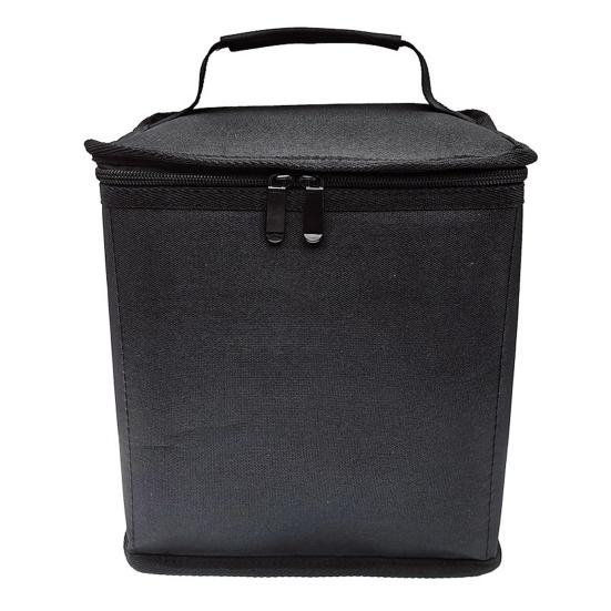 

Сумка для хранения газового баллона для кемпингового фонаря с молнией, мягкой подкладкой, большой вместимости, портативный контейнер для газового баллона, сумка для переноски L чёрный