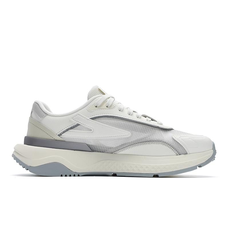 New FILA PIONIERE Pioneer Abrasion Resistant, Breathable, Lightweight Low Top Training Shoes Men's White Gray F12M521108FWB
