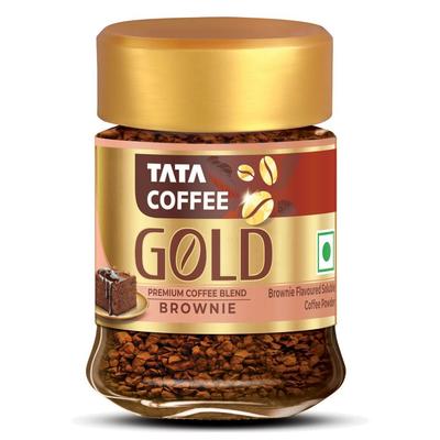 Tata Coffee Gold Brownie-Geschmack Instantkaffee, 25g