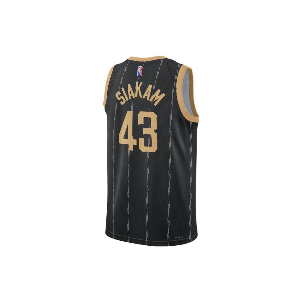 Nike Toronto Raptors Pascal Siakam 43 Black Gold 2020-21 City Edition NBA Swingman Jersey DB4046-010