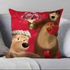 Cartoon M-M-Masha And The B-Bears Pillow Case Pillowcase Soft Skin Friendly & Comfortable With A Hidden Zipper
