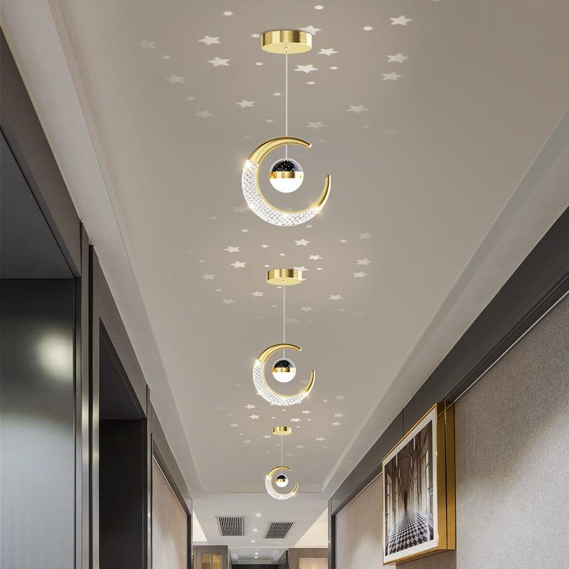 Home Decor Hallway Aisle Ceiling Light Entryway led Ceiling Lights Starry Atmosphere Ceiling Pendant Light Bedside Hanging Lamp