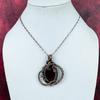 Red Fire Labradorite Gemstone Pendant Decent Jewelry Copper Wire Wrapped Pendant