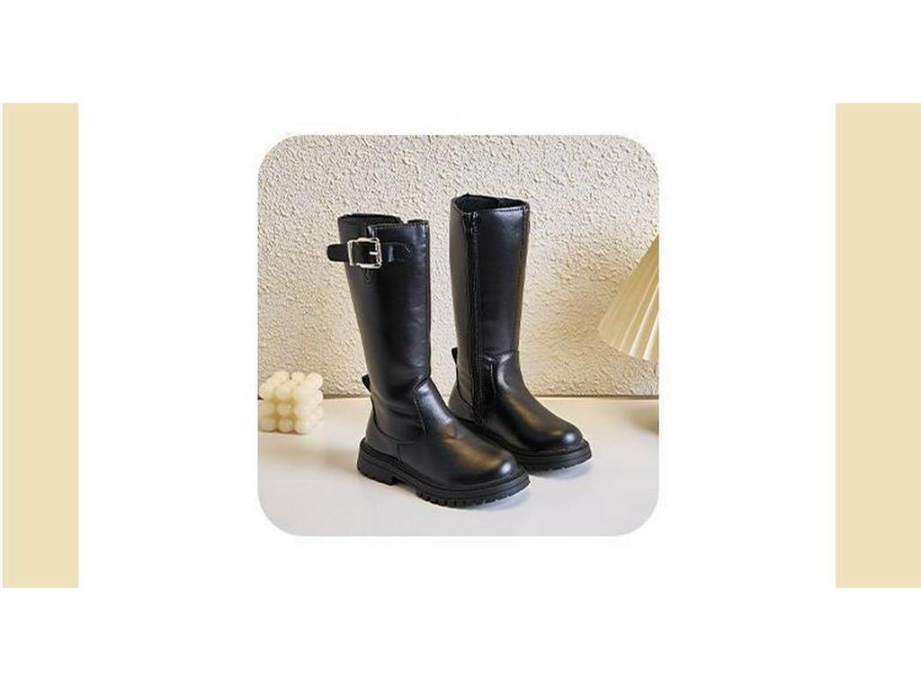 Girls' High-Top Fashion Show Boots - Knee-Length Princess Style