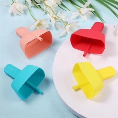 1/2Pcs Anti-flow Drip Proof Popsicle Rack Ice Pop Guard Anti-drip Tray Ice Cream Bracket Dirtiness Free Silicone