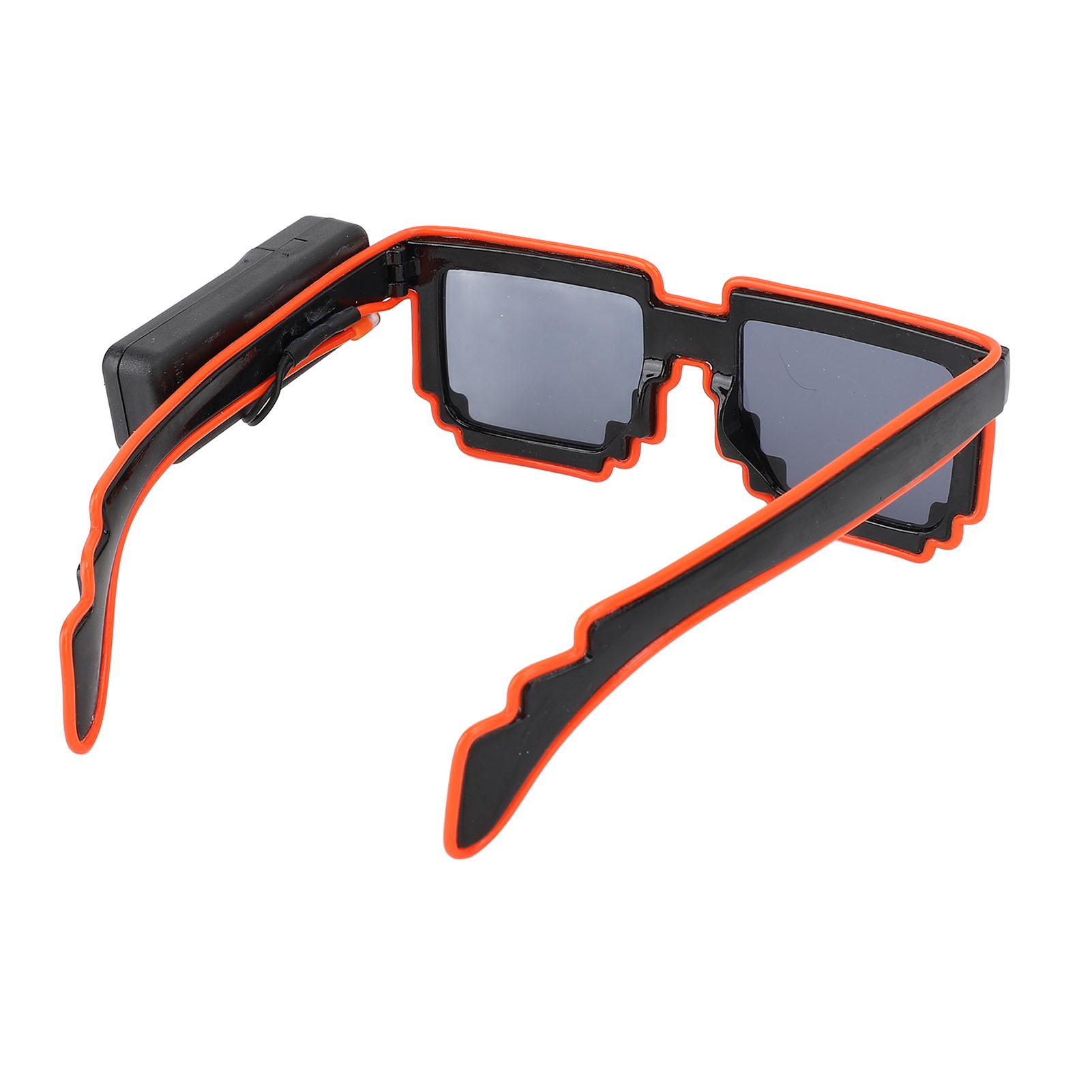 

Светодиодные светящиеся очки ПВХ Удобные Многофункциональные Светящиеся очки для вечеринки, концерта, баров