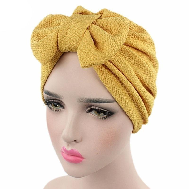 Buy Women Big Bow Turban Hat Headdress 
