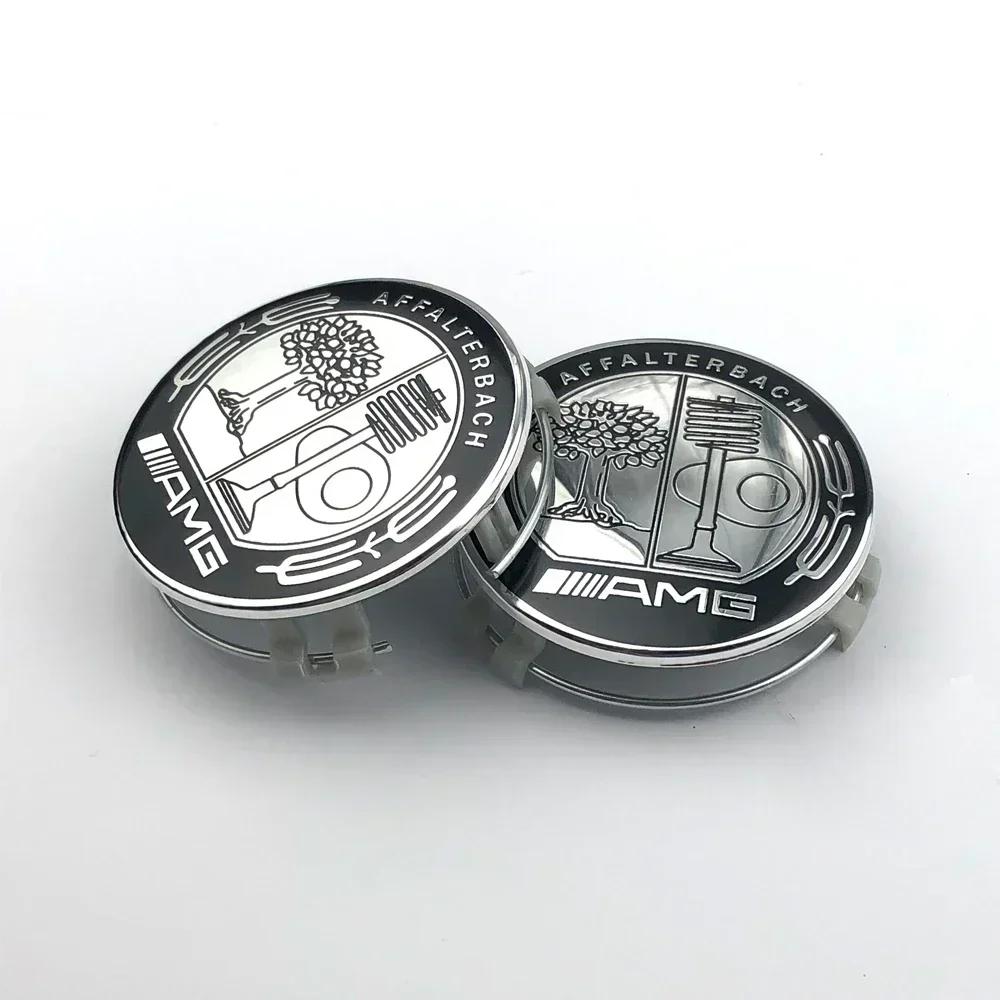 Mercedes Benz Wheel Center Cap 4pcs 75mm Hubcap for Mercedes AMG Apple Tree B W204 W211 W205 W212 W203 W213 W124 Car Accessories