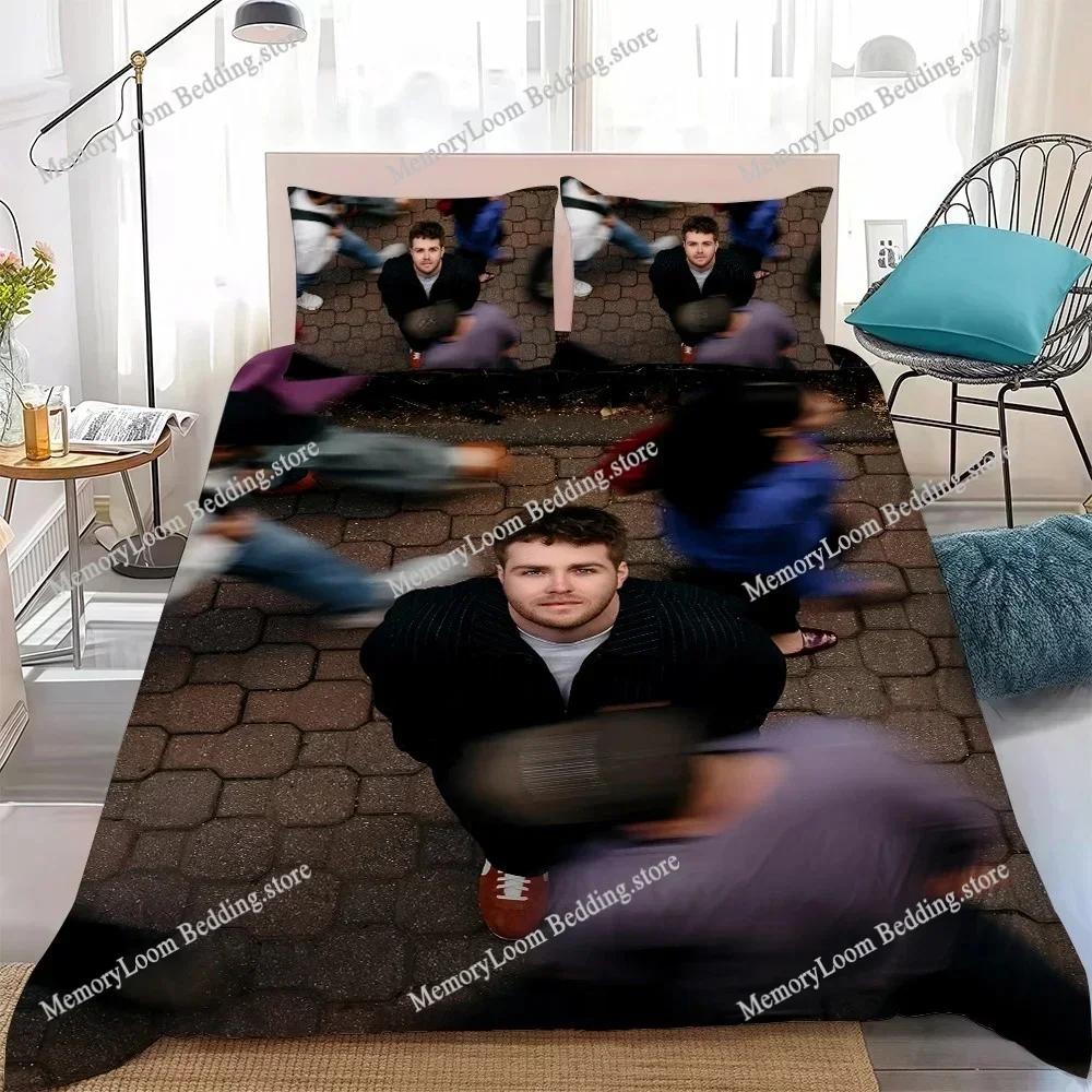 Sänger A-Alex-Warren Musik Bettbezug-Set Heimstil Bettwäsche Weiche Waschbaumwolle Bett Studentenwohnheim Geschenk Heimtextiltextil0