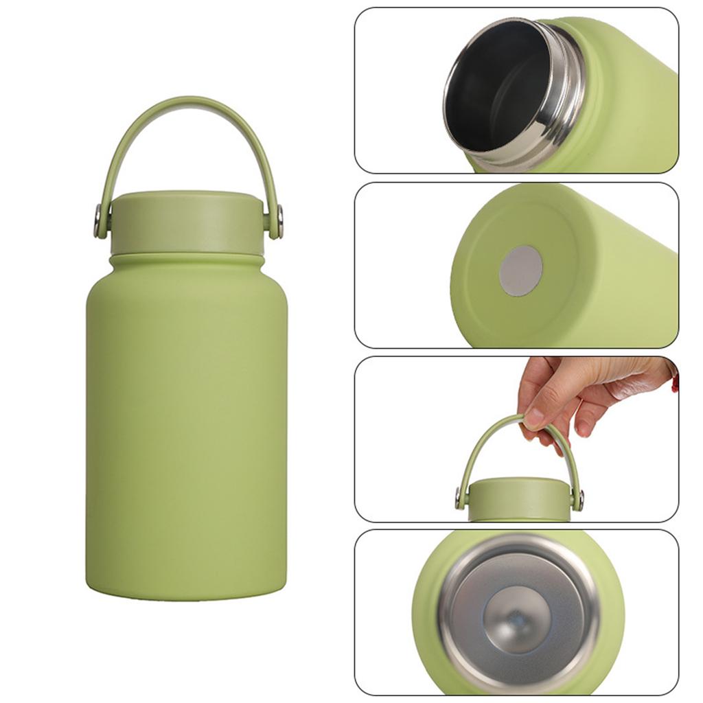 Durable Nonrust Steel Water Bottle 650ml Vacuum Insulated Large Capacity Wide Mouthes For Active Livelihoods
