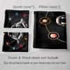 Astronaut planetary meditation Bedding Duvet cover sets Duvet covers Pillowcases gifts (1 * Duvet Cover 2 * Pillowcases, without duvet insert)