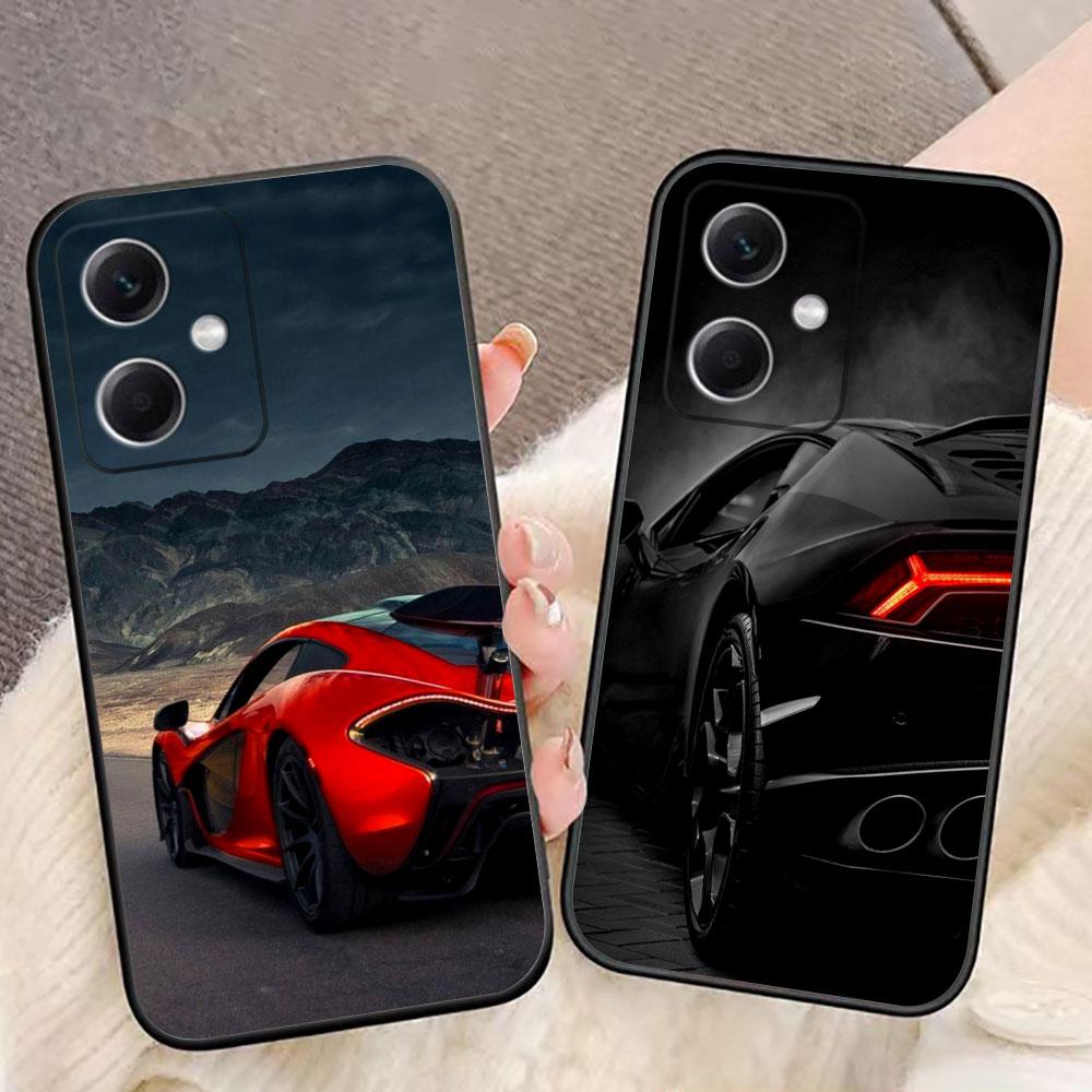 Luxury Sports Car Dream Phone Case For Redmi Note 15 14 13 12 12S 11 11T 11S 10 9T 9 Pro TPU Case Funda DIY Shell Capa Cover