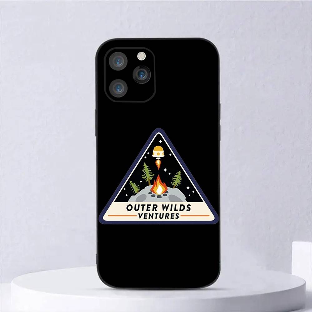 

Игровой чехол O-OuterS Wilds для iPhone 16,15,14,13,12,11,Plus,Pro Max,XS,X,E,SE,Mini, Мягкий силиконовый, Черный iPhone14ProMax