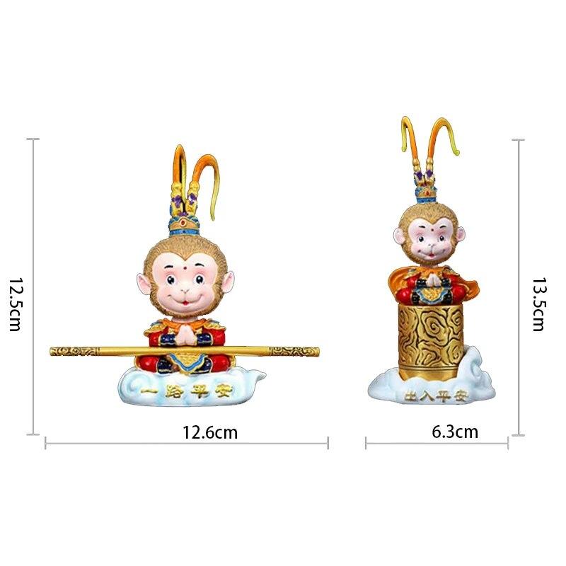 Kayme Shaking Head Monkey Car Dashboard Doll Auto Car Toy Ornaments Interior Furnishing Decoration Gift